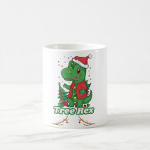 cute tree rex mug