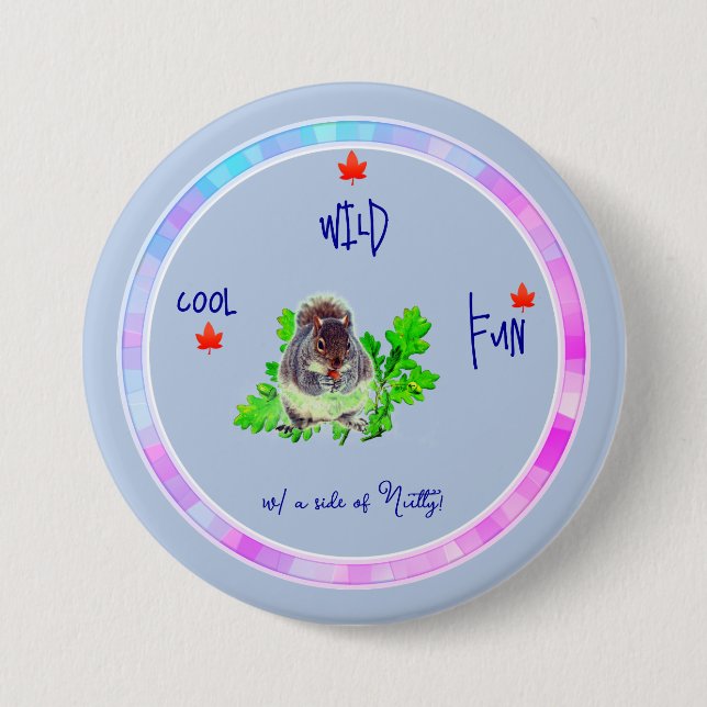 Cute Trend setting Fun 3 Inch Round Button (Front)