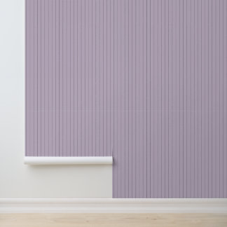 Cute Trendy 1" Pinstripe Light Purple Nursery Wallpaper