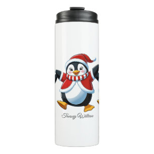 Cute Trendy Modern Funny Merry Christmas Thermal Tumbler