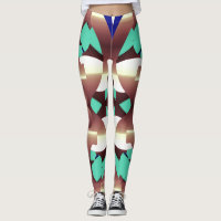 Cute trendy multicolor "Ratti_Creative_Arts" Legg