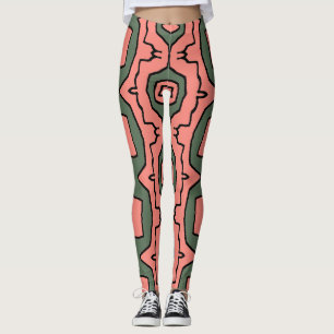 Cute trendy multicolor "Ratti_Creative_Arts" Legg Leggings