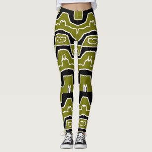 Cute trendy multicolor "Ratti_Creative_Arts"  Legg Leggings