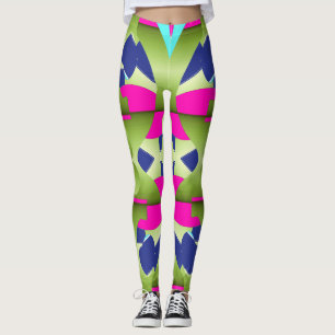 Cute trendy multicolor "Ratti_Creative_Arts" Legg Leggings