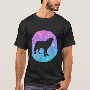 Cute Trendy Wolf Gift For Girls Teens And Women T-Shirt