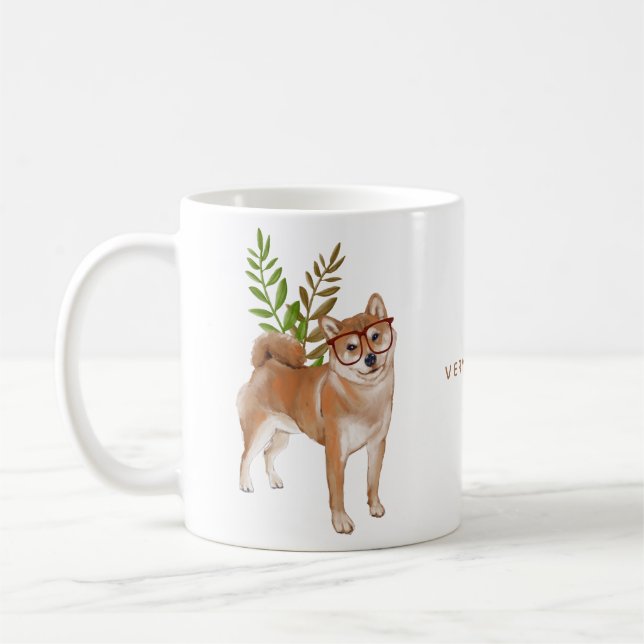 Cute Très Génial Mignonne Dogecoin Mème Mug (Gauche)