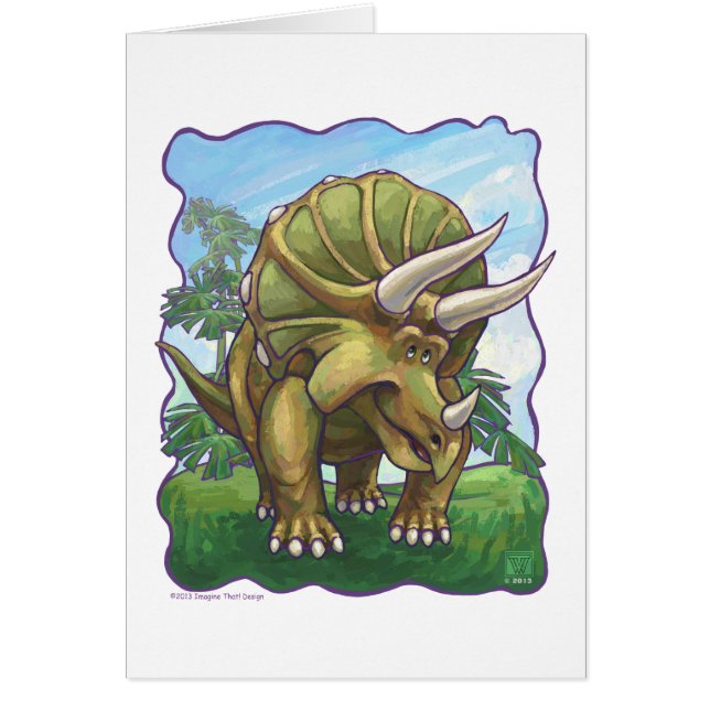 Cute Triceratops Art Gifts & Accessories (Front)