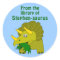 Cute Triceratops Dinosaur Personalized Bookplate
