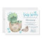 Cute Triceratops Dinosaur Tracks Boy Baby Shower