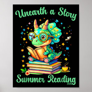 Cute Triceratops Unearth a Story 2026 Summer Poster
