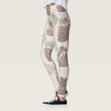 Cute Trick or Treat Ghost Halloween Leggings
