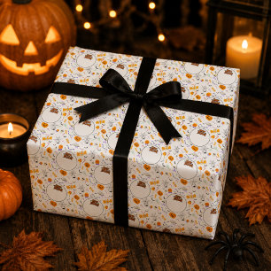 Cute Trick or Treat Halloween Wrapping Paper