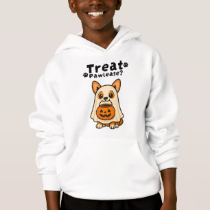 Cute Trick Treat Corgi Dog Ghost 