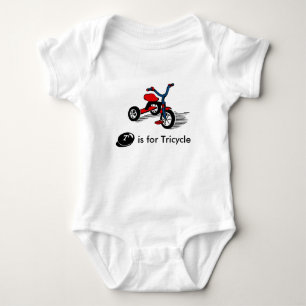 Cute Tricycle Kids T Shirt