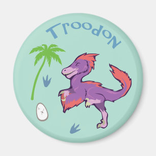 Cute Troodon Magnet