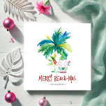 Cute Tropical Christmas Cards<br><div class="desc">Send a splash of sunshine with these cute Xmas cards—perfect for a tropical Florida holiday, a Hawaii Christmas card moment, or Christmas in July 2025! Featuring original watercolor art with a festive gnome, tropical foliage, and palm tree charm, these tropical Christmas card designs bring coastal cheer to every mailbox. Personalize...</div>