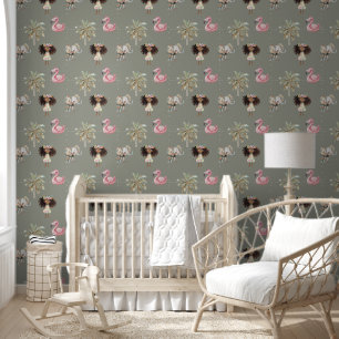 Cute Tropical Fairytale Princess Wallpaper