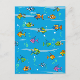 Cute Tropical Fish Postcard