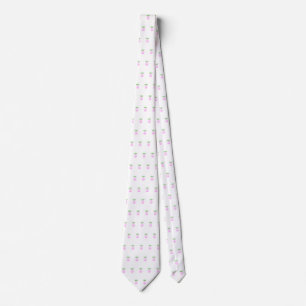 Cute Tropical Pink Pineapple Pattern  Tie