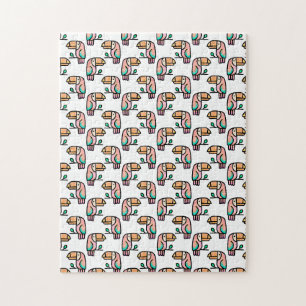 cute tropical toucan bird animal gift for kids jigsaw puzzle