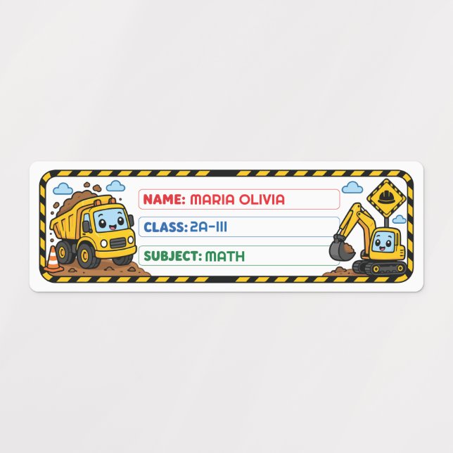 Cute Truck Custom School Name (Design 1)