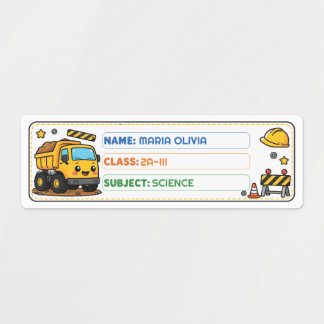 Cute Truck Custom School Name