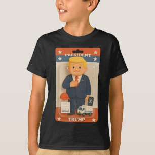 Cute Trump Action Figure Trend Shirt