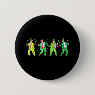 Cute Trump Dance St. Patricks Day Funny Trump Patr 2 Inch Round Button