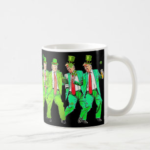 Cute Trump Dance St. Patricks Day Funny Trump Patr Coffee Mug