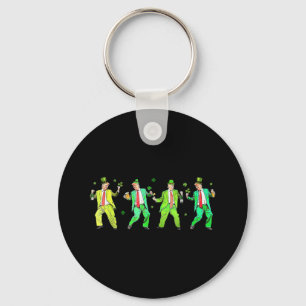 Cute Trump Dance St. Patricks Day Funny Trump Patr Keychain