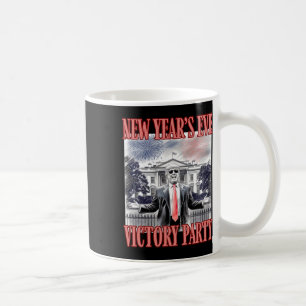 Cute Trump New Year's Eve Victory Party Fireworks Coffee Mug