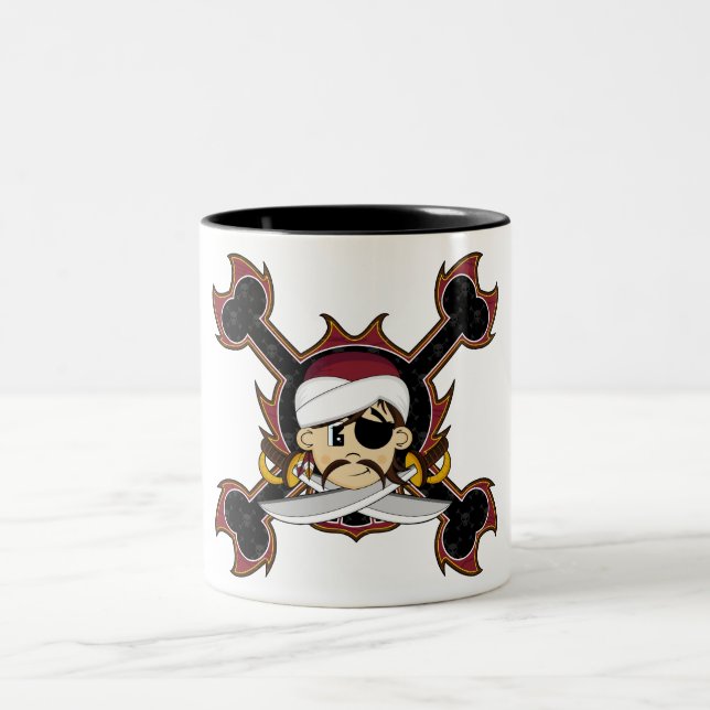 Cute Turban Pirate Mug (Center)