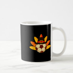 Cute Turkey Soccer Ll For Toddler Soccer Thanksgiv Coffee Mug