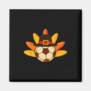 Cute Turkey Soccer Ll For Toddler Soccer Thanksgiv Magnet