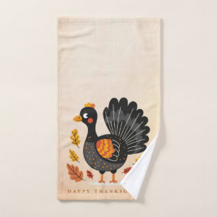 Cute Turquie Bon thanksgiving serviette main