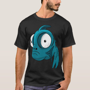 Cute Turquoise Fish design, Animals style T-Shirt