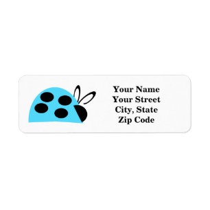 Cute Turquoise Ladybug