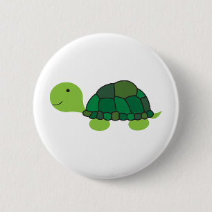 Cute Turtle 2 Inch Round Button