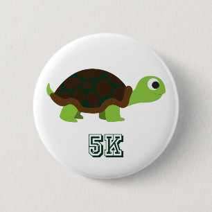 Cute Turtle 5K 2 Inch Round Button