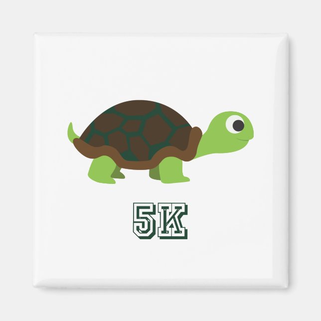 Cute Turtle 5K Magnet (Front)