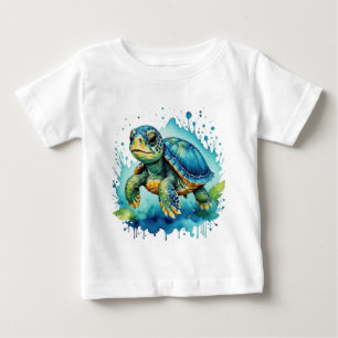  Cute turtle Baby T-Shirt
