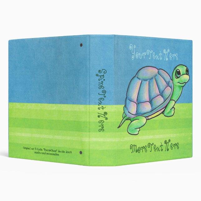 Cute Turtle Binder (Background)