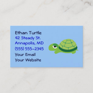 Cute Turtle Business Cards