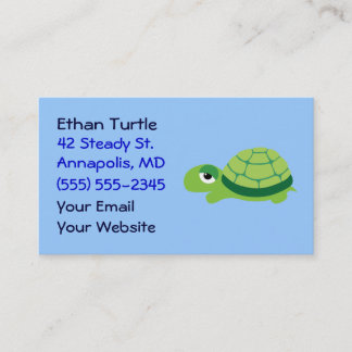 Cute Turtle Business Cards