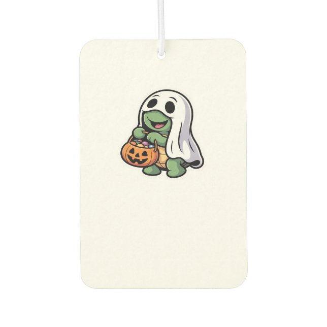 Cute Turtle Ghost Costume � Adorable Halloween Tri Air Freshener (Front)