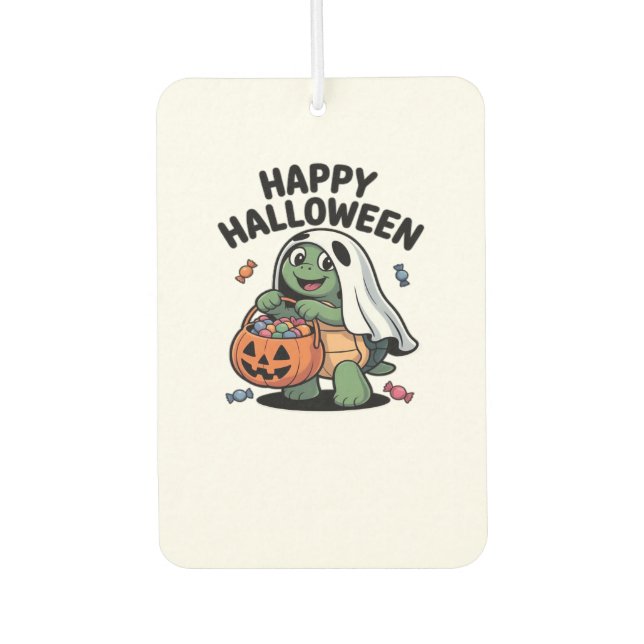 Cute Turtle Ghost Costume � Adorable Halloween Tri Air Freshener (Front)
