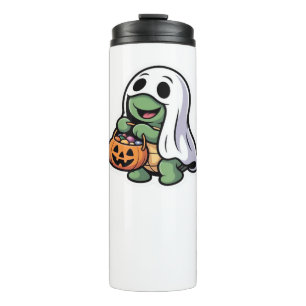 Cute Turtle Ghost Costume � Adorable Halloween Tri Thermal Tumbler