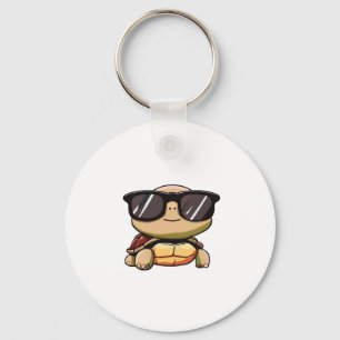 Cute Turtle Halloween 2023 sunglasses Costume Over Keychain