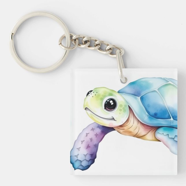 Cute Turtle Keychain (Front)