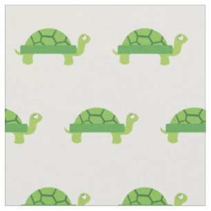 Cute Turtle Kid Baby Nursery White Tortoise Fabric